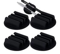 Porte-stylo à clip multifonction en silicone auto-adhésif à 3 emplacements - Pour enseignants, étudiants, artistes, secrétaires, conseillers, école, maison, hôpital, bibliothèque, studio