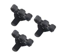 Porte-stylo À Triple Trous 3pieces Avec Clip Poche Ronds Ressort Réglables Crayon En Métal Pour Médecin Infirmière Uniforme