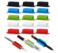 Porte-stylo adhésif à fixation sur surface lisse, organisateur de papeterie durable sans BPA, compatible avec votre bureau, votre salle de c