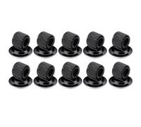 Porte-stylo auto-adhesif 10pcs boucle unique noir - Organisateur de bureau agenda cahier tableau blanc stylo bille marqueur feutre fixation adhesive sans percage rangement efficace pour bureau et mais