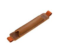 Porte-stylo avec bandes élastiques réglables en cuir pour stylo, carnet de notes, journal intime, stylos, marron