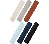 Porte-Stylo Carnet en Cuir Synthétique avec Bande Élastique Réglable,6 PCS Étui Stylo Portable Durable pour Agenda Ordinateur Portable Livres et Classeurs