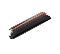 Porte-stylo élastique en cuir PU pour ordinateur portable, Noir | Porte-stylo pour planificateur de poche, voyageurs, calendrier, journaux, sac à dos, agenda, champ, ordinateur portable