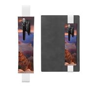 Porte-stylo en cuir blanc YYHWHJDE Beauty Grand Canyon avec bande élastique réglable de 21,1 à 4,6 cm pour ordinateur portable, agenda, journal intime
