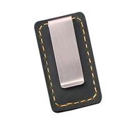 Porte-stylo En Cuir PU Avec Clip Métallique 1.6x2.87inch Notebook For Planners Binders Livre De Dossiers Porte-stylo En Cuir