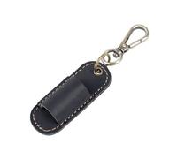 Porte-stylo en cuir synthétique avec porte-clés - Porte-stylo portable - Pochette de protection pour ami avec porte-clés - En cuir synthétique