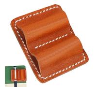 Porte-stylo en cuir synthétique pour ordinateur portable | Organiseur rétro pour planificateur, sac à dos, bureau, salle de classe, journal mural