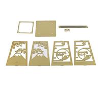 Porte-stylo en métal mmabeutf pour multi-fonctions, assemblage facile, surface de lustre fin, électroplaste, robuste durable, conception d'or