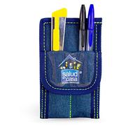Porte stylo, Farmakeen's, pour Chemise et Blouse, Protecteur de Poche, Etui à Crayons, Anti-fuite de Stylos, pour Pharmacien, couleur Denim