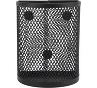 Porte-stylo magnétique Métal Mesh Pencil Organisateur de stockage pour bureau -Réfrigérateur Tableau blanc Semi-cylindrique 1PC