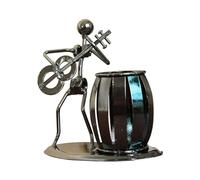 Porte-stylo musicien musical - Porte de conteneur d'art en métal, tasse de crayon de musique pour musique, organisateur décoratif pour la salle d'étude, chambre à coucher