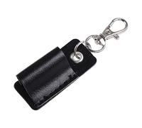 Porte-stylo portable en cuir avec mousqueton, porte-badge, porte-badge, porte-clés, cadeau d'affaires pour le personnel de bureau