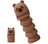 Porte-Stylo pour Bureau, Trousse de Papeterie créative Pop-up | Rangement en Silicone rétractable pour Adolescents, étudiants, Enseignants, école, dortoir, Maison