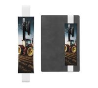 Porte-stylo pour carnet de notes avec bande élastique réglable - Marque-page en cuir synthétique - Pochette à crayons - Marqueur de page pour planificateurs, journaux, livres