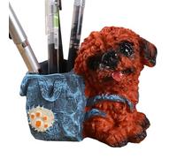 Porte-stylo pour chiots de bureau - Organisateur de tasse à crayons mignon pour chien, conteneur de papier à lettre animal décoratif pour bureau, table de travail, école, décoration de la maison |