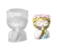Porte-stylo Pour Filles, Moules En Silicone, Ornement De Table, Plâtre,
