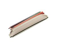 Porte-stylo pour ordinateur portable en cuir PU avec sangle élastique | Trousse à crayons pour planificateur, voyage, calendrier, journaux, sac à dos, composition, agenda, ordinateur portable