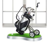 Porte-Stylo pour Sac de Golf - Décoration de Bureau Miniature, 3 stylos au Club, Coffret Cadeau exécutif | Collection de Souvenirs de Golf, Chaussettes de Noël drôles pour Hommes Adultes, c