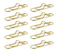 Porte-stylo trombone pour cahiers, journaux et organiseurs, parfait pour les étudiants, les enseignants et toute personne qui aime être organisé pour ranger des stylos là où vous en avez besoin (doré)