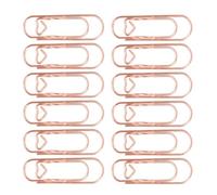 Porte-Stylo Trombone Pour Carnet - 12 Pièces De Trombones En Forme De Cœur Pour Crayons | Attache-Stylo Métal Pour Journal - Pour Le Bureau L École La Maison L Étude La Salle De Classe Le Journal Le