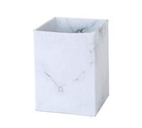 Porte-stylos bureau multifonction effet marbre carton gris blanc organiseur maison bureau école maquillage rangement design élégant accessoire utile cadeau