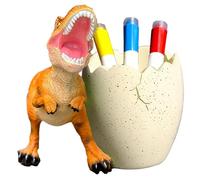 Porte-stylos décoratifs pour bureau, porte-crayon amusant en forme de dinosaure, organisateur de stylos en résine pour bureau, salle classe, style maison 1 supports décoratifs pour, crayons