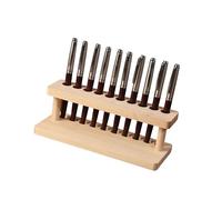 Porte-stylos en bois multi-rangements pour une organisation efficace des stylos et crayons sur n'importe quel support de bureau