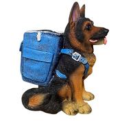 Porte-stylos mignon organisateur de crayons artistiques certainement voici le titre du produit à mettre aux enchères chien berger allemand tasse bureau décoration bureau résine chien