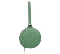 Porte-sucette 4 étuis à tétines ronds Conteneur de stockage en silicone de qualité alimentaire avec fermeture à glissière et boucle suspension pour poussette, sac couches et plus encore, ver