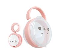 Porte-sucette - Conteneur À Motif Panda, Boîte Compacte Pour Tout-petits, Étui Transparent Anti-poussière, Fourniture De Couches De Voyage | Chaîne De Sucette Pour Bébé, Dessin Animé, Pour Poussette,