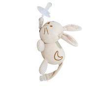 Porte-sucette en peluche - Adorable clip en forme d'animal en peluche, attache-sucette douce et douce | Jouet de confort détachable pour bébés, nourrissons, tout-petits, nouveau-nés