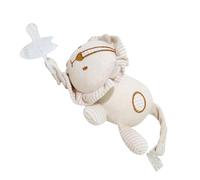 Porte-sucette en peluche - Adorable clip en forme d'animal en peluche, attache-sucette douce et douce | Jouet de confort détachable pour bébés, nourrissons, tout-petits, nouveau-nés