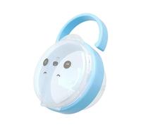 Porte-sucette - Housse de sucette | Boîte de conteneur de stockage de sucette | Conteneur de sucette pour le voyage | Sac de poche portable transparent | Pochette couvre-tétine pour sacs à couches, la