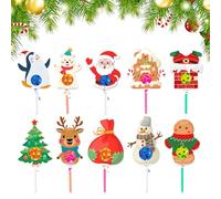 Porte-Sucettes de Noël | Décoration de Cartes à Bonbons en Papier Bonhomme de Neige | Décorations Mignons pour Dessert Chocolat Hiver Table Accueil Maison Bureau Classe Fête Rassemblement | Événement