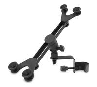 Porte-tablette, pivotant, réglable en hauteur, noir - N