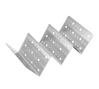 Porte-tacos, forme triangulaire en acier inoxydable, passe au lave-vaisselle, au four et au grill, convient pour 3 tacos, porte-taco maison pour restaurant (L)