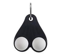 Porte-taille en silicone pour balle de golf avec clip | Accessoire de sport pour golfeurs, hommes et femmes, fixation facile au sac ou au chariot, Noir , Refer to description, Unisexe