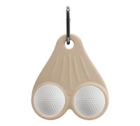 Porte-taille pour balle de golf | Pochette en silicone pour balle de golf avec clip en métal - Accessoire de sport pour golfeurs, hommes et femmes, fixation facile au sac ou au chariot, Nude, Refer to