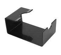 Porte-tamper à café en acier inoxydable |Poignée de bourrage sécurisée et affichée |Organisateur de comptoir pour café/bar à domicile/station de café |Robuste, 2 tailles de trous (Noire)