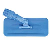 Porte tampon abrasif avec douille articulée semelle picot avec manche télescopique 2 x 0.75m