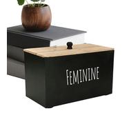 Porte-tampon de salle de bain - Organisateur de produits féminins, distributeur de rangement hygiénique | Unité murale ou autoportante élégante, peu encombrante, robuste et pratique, accessoire pour l