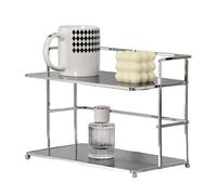 Porte-tasse À Café-organisateur D'arbre À Tasse En Métal À 2 Niveaux, Porte-gobelet Double Face, Étagère Sur Support Pour Tasse À Café Double Couche | Système D'organisation De Cuisine Pour Comptoir