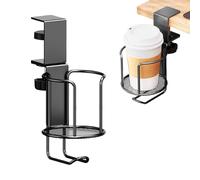Porte-tasse De Bureau - Clip Sur Support De Tasse | Sous Le Casque Rotatif Diesk Clamp Hoilder | Tableaux De Tables En Rotation Porte-tasses Adaptées Aux Bureaux Officiels De Jeu De Jeux De Jeu