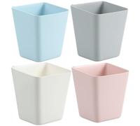Porte-tasse suspendue, 4pcs Hanging tasses pour le chariot à rouler espace de sauvegarde du crayon à télécommande organisateur de tasse pour maquillage accessoires chariot d'utilité maquillage