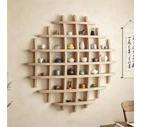 Porte-tasses à thé en bois, décoration murale, support de tasse à thé peu encombrant, support de rangement multi-grille de cuisine, support de tasse à café, porte-bouteille d'eau