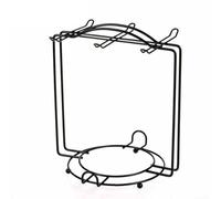 Porte-tasses en acier inoxydable avec rangement d'assiettes pour optimiser la disposition de votre cuisine et de votre bureau