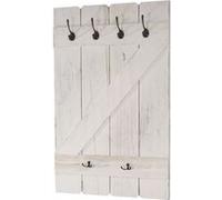 Porte tasses MENDLER HWC-D13, étagère suspendue pour tasses 91x60cm blanc shabby Blanc G
