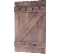 Porte tasses MENDLER HWC-D13, étagère suspendue pour tasses brun shabby Marron G