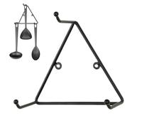 Porte-tasses mural - Affichage triangulaire en fer, cintre moderne, rangement vertical peu encombrant, matériel de montage mural sécurisé, décoration de cuisine, salle à manger, café, dortoir