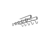 Metaltex Cup Holder, Iron Wire, Black, 14 x 28 x 6 cm